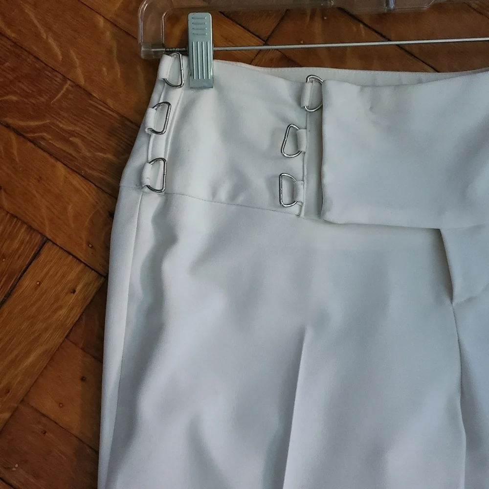 White dress ankle length pants size 4 Hp🔥🔥🔥🔥 - Picture 2 of 6